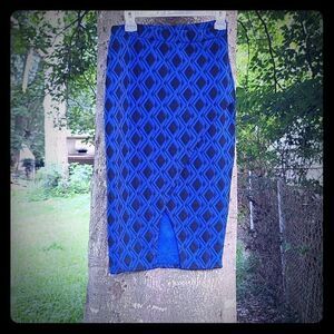 3/10$ Blue and black myth skirt